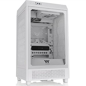 Obudowa komputera Thermaltake Tower 200 Snow/Mini-ITX/2x140mm fabrycznie zainstalowane białe wentylatory CT140/biały/3 lata gwarancji Thermaltake