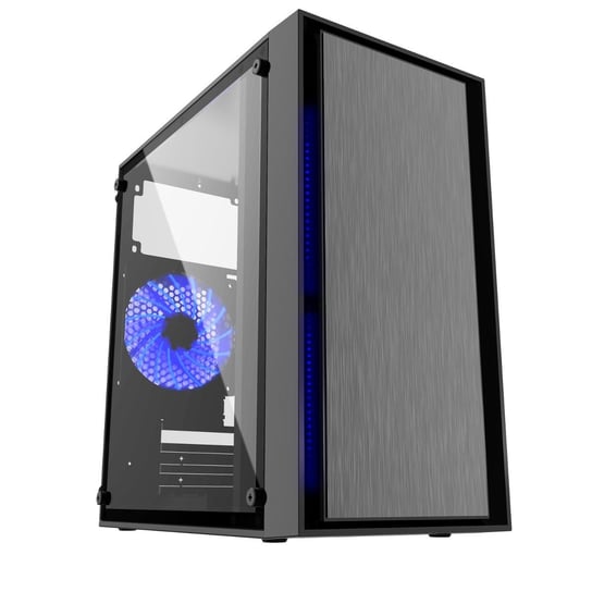 Obudowa komputerowa GEMBIRD FORNAX 960B, Midi-Tower, 2X USB 3.0, HD AUDIO, 3X Fan niebieski, czarny Gembird