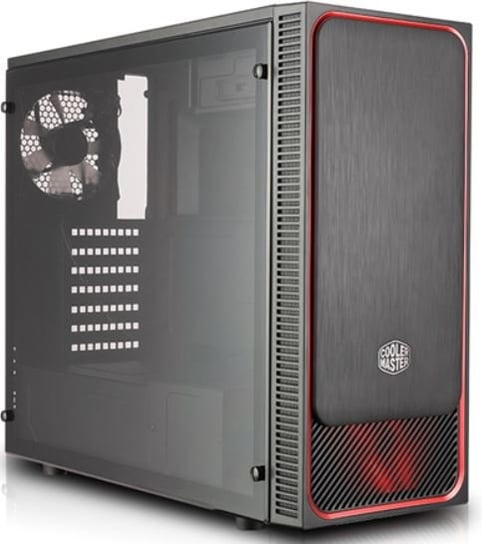 Obudowa komputerowe COOLER MASTER MasterBox E500L Red, Midi Tower Cooler Master