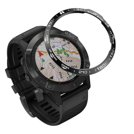 Obudowa Nakładka Bezel Wersja "2" Garmin Fenix 6X / 6X Pro Czarna Bestphone