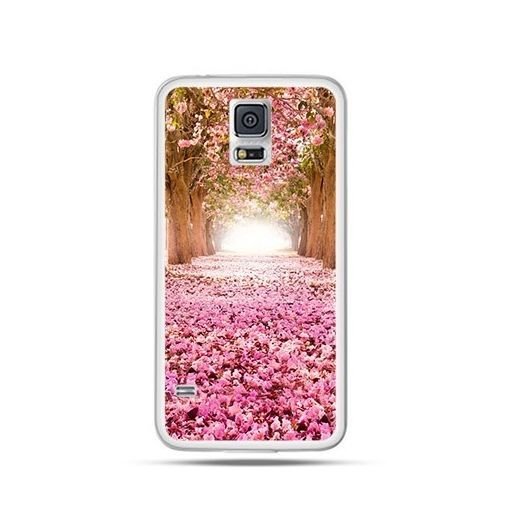 Obudowa różowe liście, Samsung S5 EtuiStudio