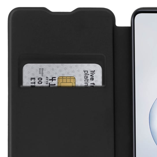 Obudowa tylna Galaxy Note 10 Lite z funkcją portfela, Original smart sleep - czarna Samsung