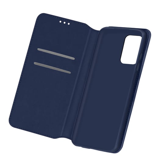 Obudowa tylna Samsung Galaxy A32 5g z funkcją portfela i podstawki - niebieska Avizar