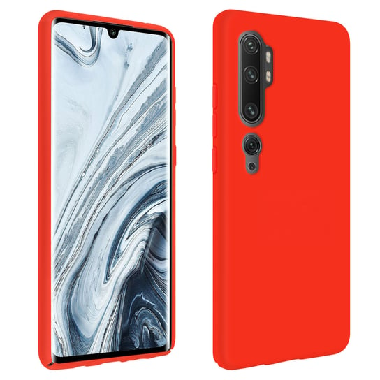 Obudowa Tylna Xiaomi Mi Note 10/Note 10 Pro Semi-Rigid Soft-Touch Finish Czerwona Avizar