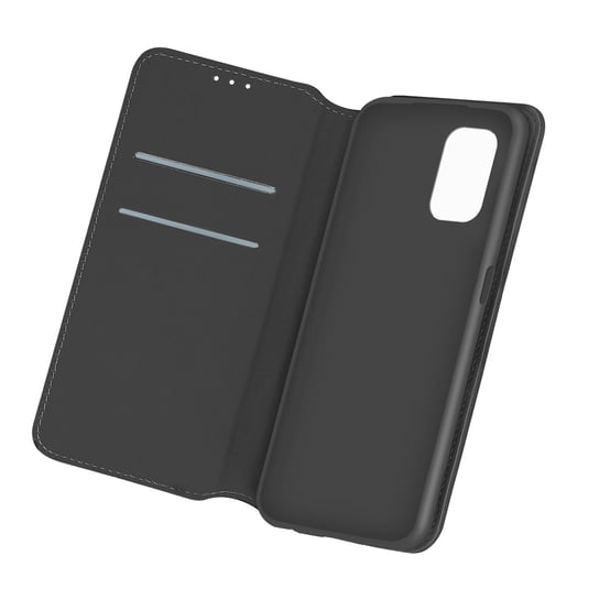 Obudowa tylna Xiaomi Redmi Note 10/10s z funkcją portfela i podstawki - czarna Avizar
