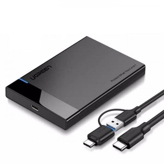 Obudowa zewnętrzna dysku HDD/SSD 2,5" UGREEN US221, SATA, USB 3.0 + USB-C do USB-C 3.1 uGreen