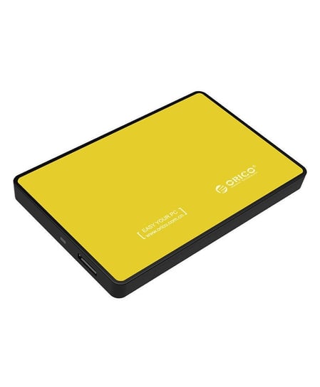 Obudowa zewnętrzna dysku Orico SSD/HDD 2.5" SATA III (żółta) Orico