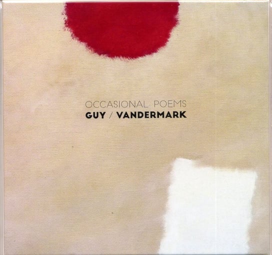 Occasional Poems Vandermark Ken, Guy Barry
