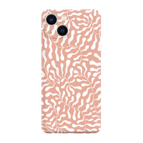 Ocean glow W - iPhone 13 Etui matowe brzoskwiniowy róż [TIF 30E] PieceofCase