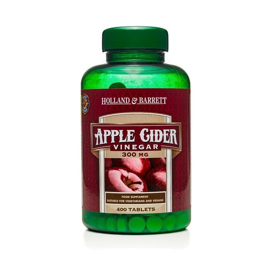 Ocet Jabłkowy HOLLAND&BARRETT, 300 mg, 400 tabletek 