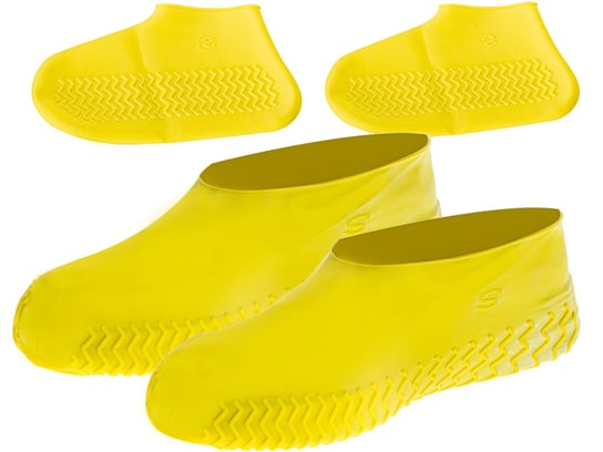 Ochraniacze na buty wodoodporne kalosze s żółte ikonka ikonka