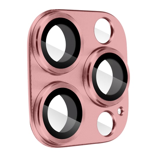 Ochrona aparatu ze szkła hartowanego iPhone 14 Pro/14 Pro Max Różowy stop aluminium Avizar