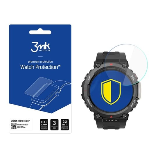 Ochrona na ekran smartwatcha Amazfit T-Rex 2 - 3mk Watch Protection 3MK