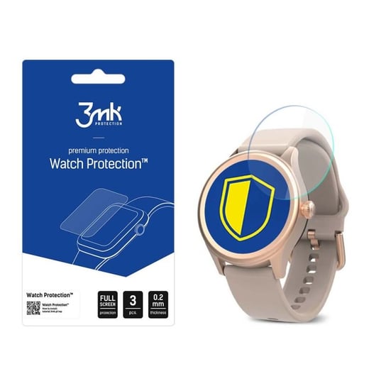 Ochrona na ekran smartwatcha FOREVER AMOLED Icon II AW-110 - 3mk Watch Protection 3MK