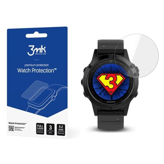 Ochrona na ekran smartwatcha Garmin Fenix 5 47 mm - 3mk Watch Protection 3MK
