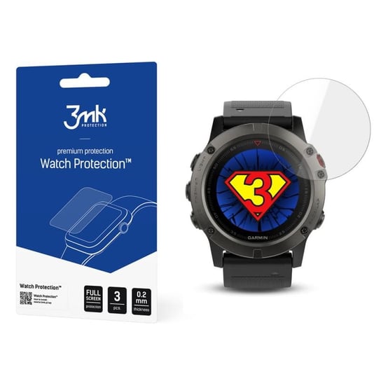 Ochrona na ekran smartwatcha Garmin Fenix 5x 51 mm - 3mk Watch Protection 3MK