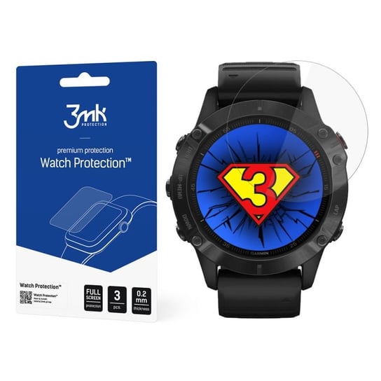 Ochrona na ekran smartwatcha Garmin Fenix 6 Pro - 3mk Watch Protection 3MK
