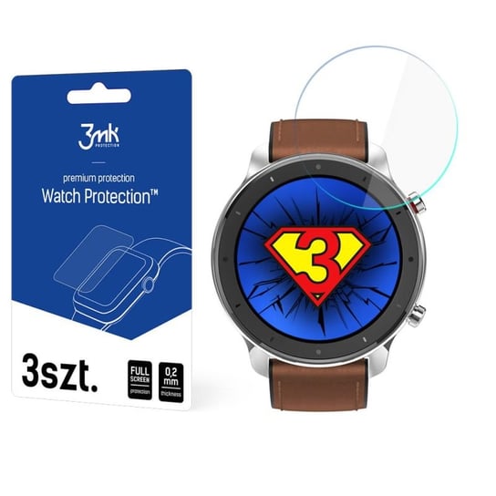 Ochrona na ekran smartwatcha Xiaomi Amazfit GTR 47mm - 3mk Watch Protection 3MK