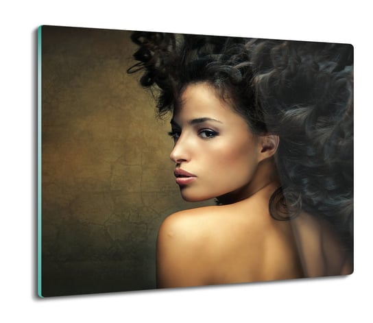 ochrona na indukcję Kobieta włosy ciemne 60x52, ArtprintCave ArtPrintCave