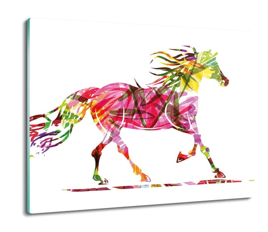 ochrona na indukcję Kolorowy koń obrazek 60x52, ArtprintCave ArtPrintCave