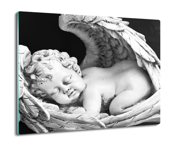 ochrona na indukcję szklana Śpiący aniołek 60x52, ArtprintCave ArtPrintCave