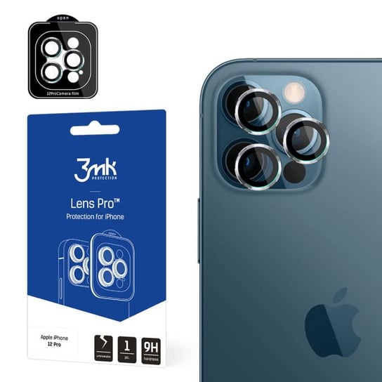 Ochrona na obiektyw aparatu do Apple iPhone 12 Pro  - 3mk Lens Protection Pro srebrny 3MK