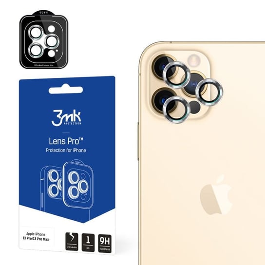 Ochrona na obiektyw aparatu do Apple iPhone 12 Pro Max  - 3mk Lens Protection Pro srebrny 3MK