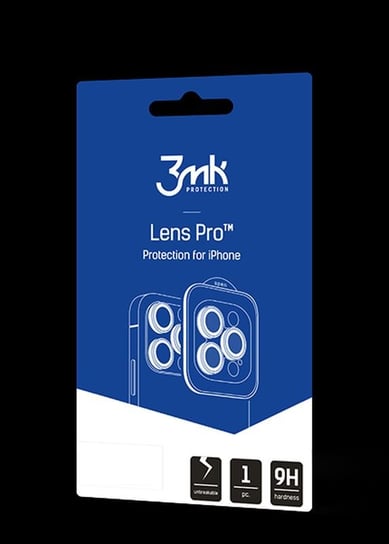 Ochrona na obiektyw aparatu do Apple iPhone 14 Plus  - 3mk Lens Protection Pro niebieski 3MK