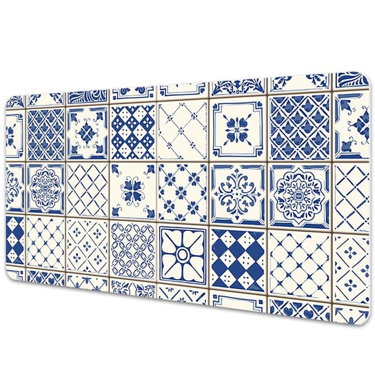 Ochronna mata na biurko Płytki Azulejos 90x45 cm Dywanomat
