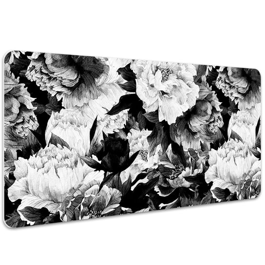 Ochronna podkładka na biurko Czarne róże 100x50 cm, Dywanomat Dywanomat