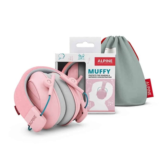 Ochronniki słuchu dla dzieci Alpine Muffy Pink 5+ Alpine