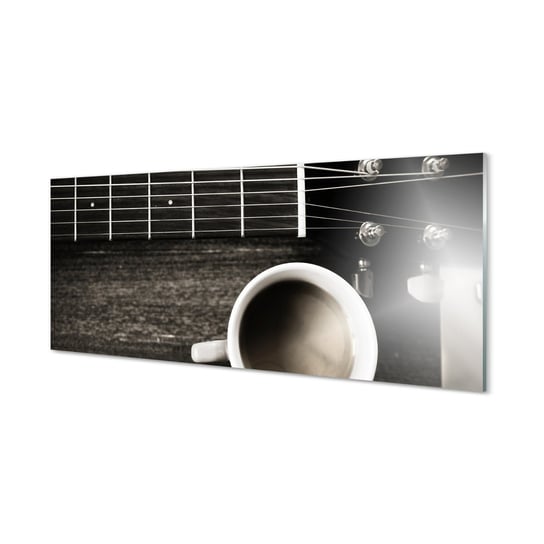 Ochronny panel do kuchni + klejKawa gitara 125x50 cm Tulup
