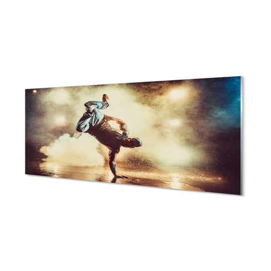 Ochronny panel szklany Mężczyzna dym taniec 125x50 cm Tulup