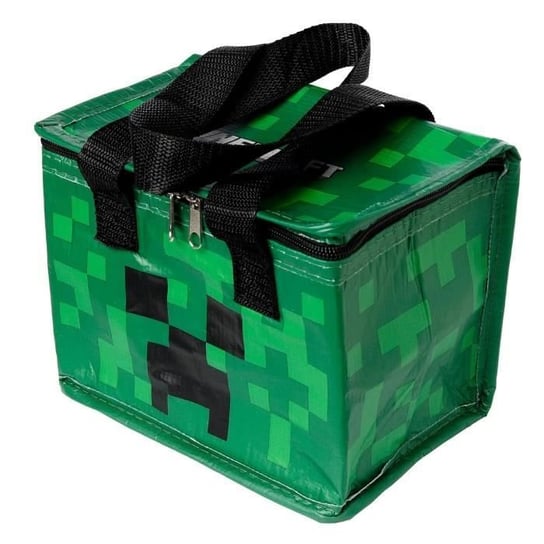 Ocieplana torba na lunch 16 x 21 cm Minecraft Creeper Inna marka