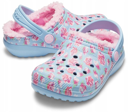 Ocieplane Klapki Chodaki Dziecięce Crocs Clog 24,5 Crocs