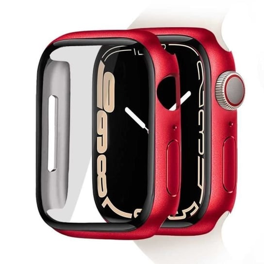 OCIODUAL Etui ochronne do Apple Watch 8/7 (45 mm) czerwone OCIODUAL