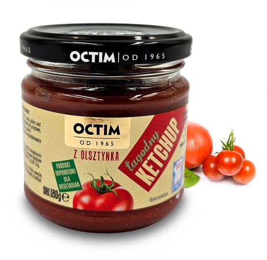Octim Ketchup Łagodny 180g Octim