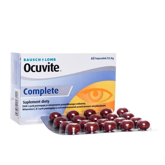 Ocuvite Complete, suplement diety, 60 kapsułek Valeant