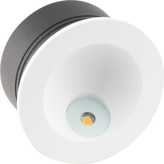 Oczko LAMPA sufitowa TIME H0074 Maxlight metalowa OPRAWA podtynkowa LED 2W 3000K okrągły WPUST biały MaxLight