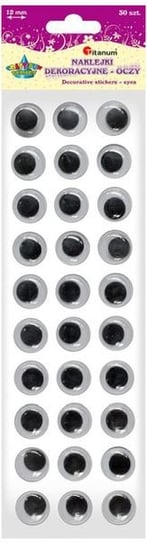 Oczy Samoprzylepne 12mm Czarne Jb-001, Titanum Titanum