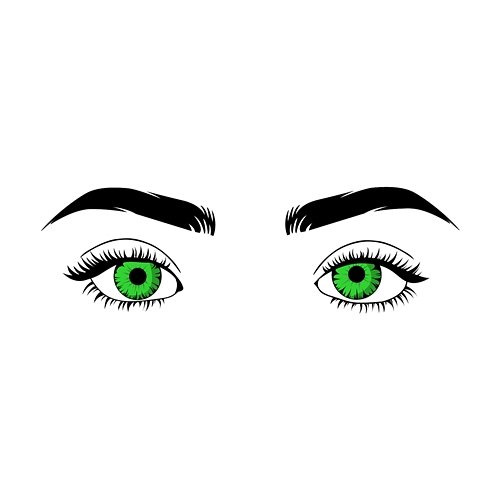 Oczy zielone KRTDZ