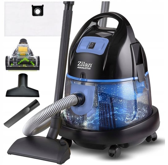 ODKURZACZ WODNY MEGA MOC NADMUCH TURBOSZCZOTKA AQUA 8l BEZWORKOWY 2000W Zilan