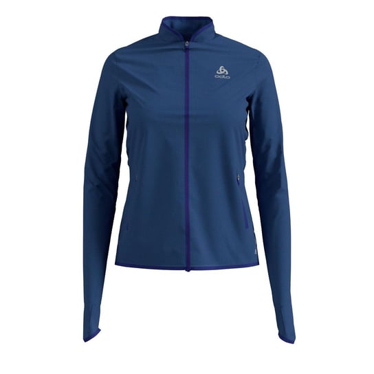 Odlo, Bluza sportowa tech. damska, Midlayer full zip FLI Ceramiwarm C/O 542141/70702, granatwowy, rozmiar XS Odlo