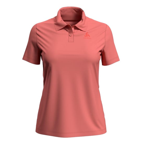 Odlo, Koszulka tech. damska, Polo shirt s/s Tilda  594131/30641, koralowy, rozmiar XS Odlo