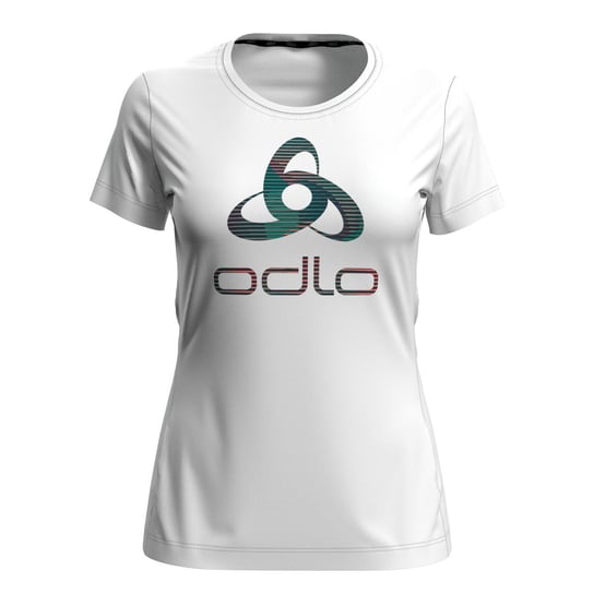 Odlo, Koszulka techniczna damska, Element Light Print T-shirt S/s Crew Neck C/O, 313111/10704, rozmiar XXL Odlo
