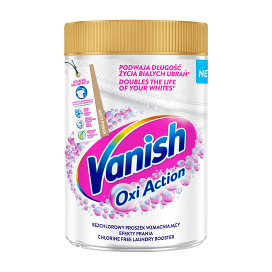 Odplamiacz do białego VANISH Oxi Action White, 625 g Vanish