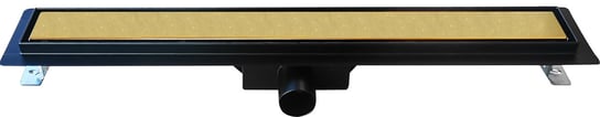 Odpływ liniowy DRAIN Designe 80 cm Gold/Black Inny producent