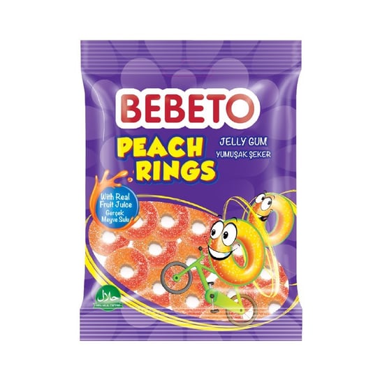 ODRA    M.ŻELKI BEBETO PEACH RING 80G Odra