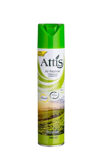 Odświeżacz powietrza Attis Green Tea - 300 ml. Gold Drop