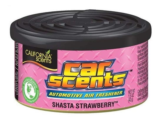 Odświeżacz powietrza do samochodu CALIFORNIA SCENTS CAR SCENTS, Shasta Strawberry, 42g California Scents